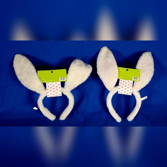 Colorful Bunny Ear Headbands Set Of 2 NWT - Picture 2 of 4